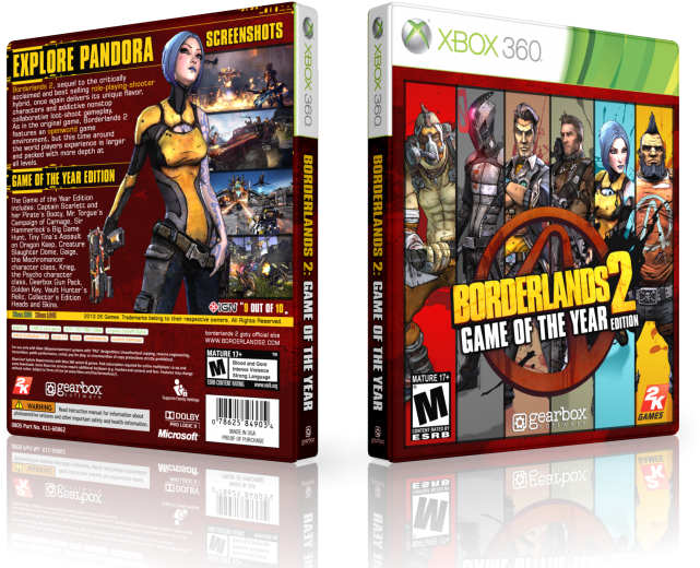 Goty Box Art Cover (700x560), Png Download