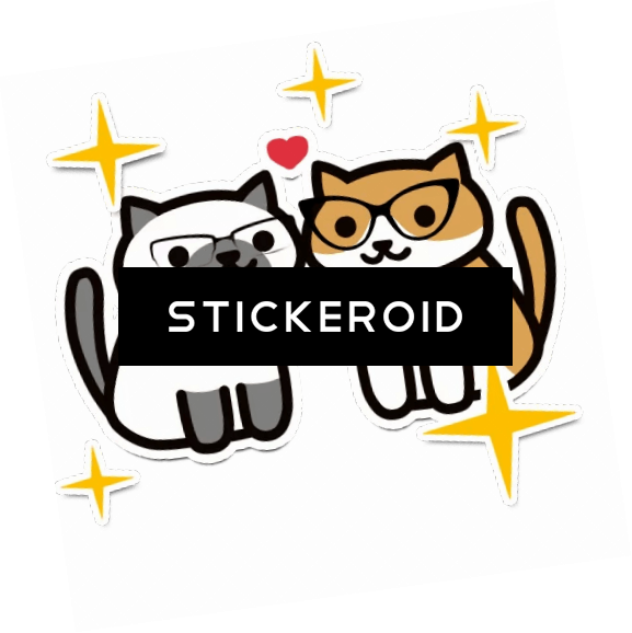 Стикер Neko Atsume (577x578), Png Download