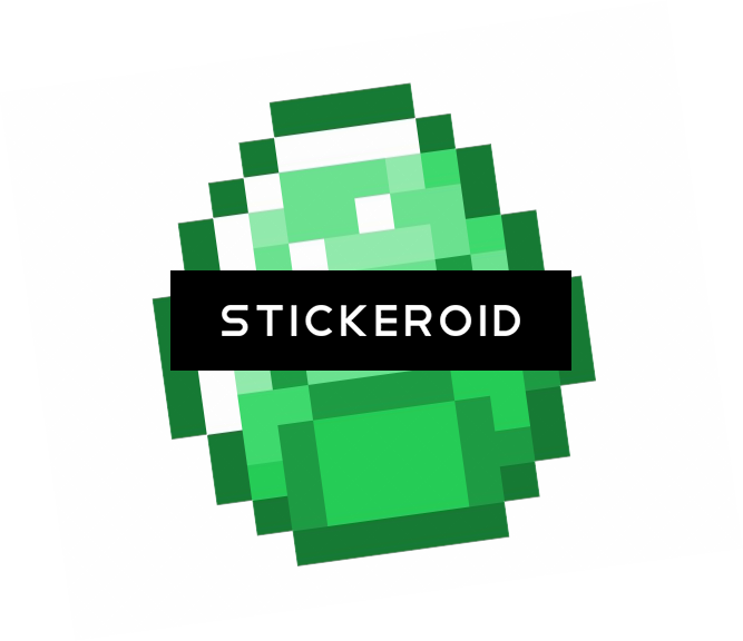 Emerald Stone - Pixel Money (667x576), Png Download