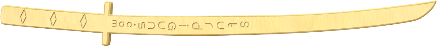 Ninja Sword Junior - Tape Measure (1601x389), Png Download