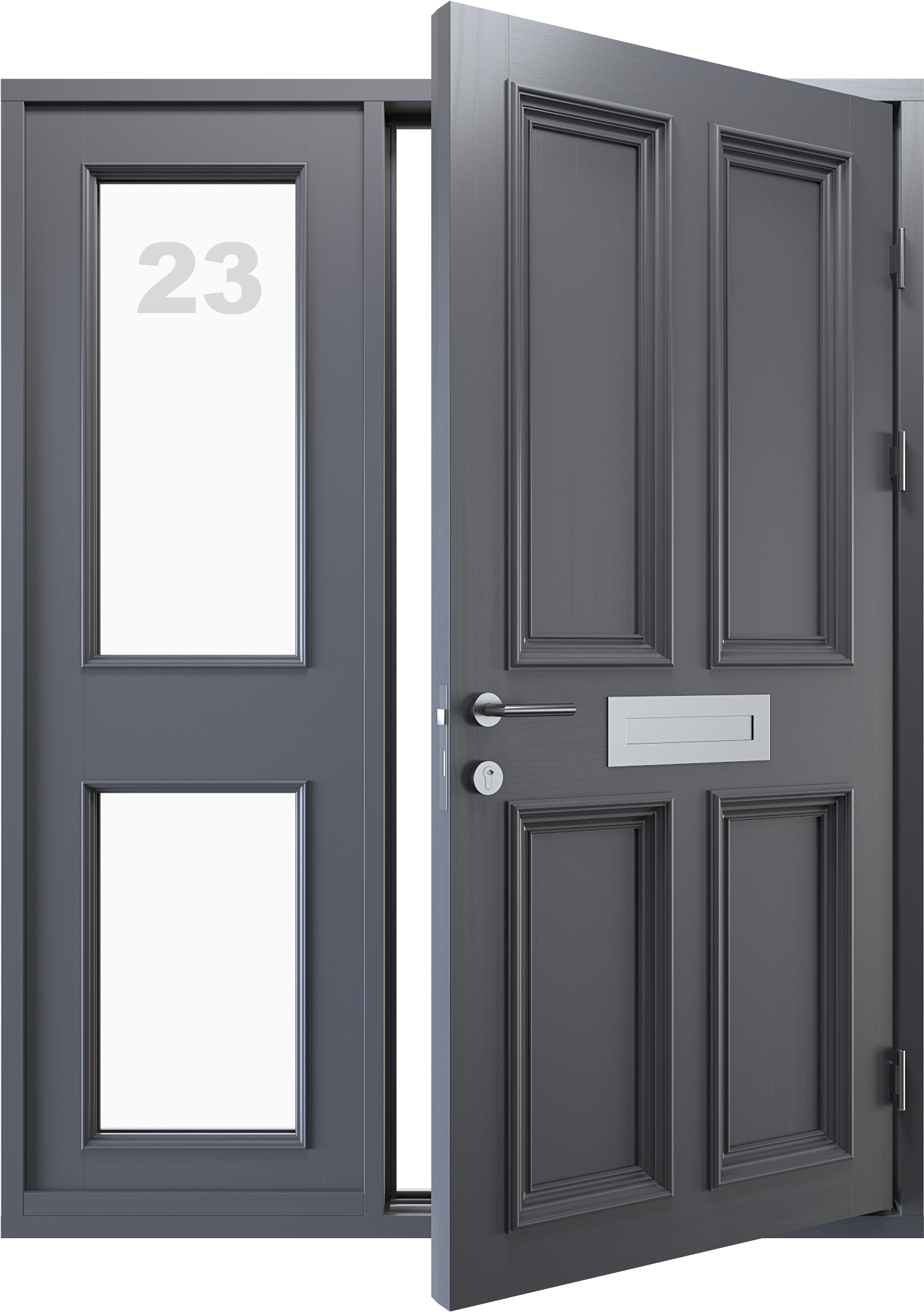 Traditional Doors - Front Doors Uk Tradinnal (2048x2048), Png Download