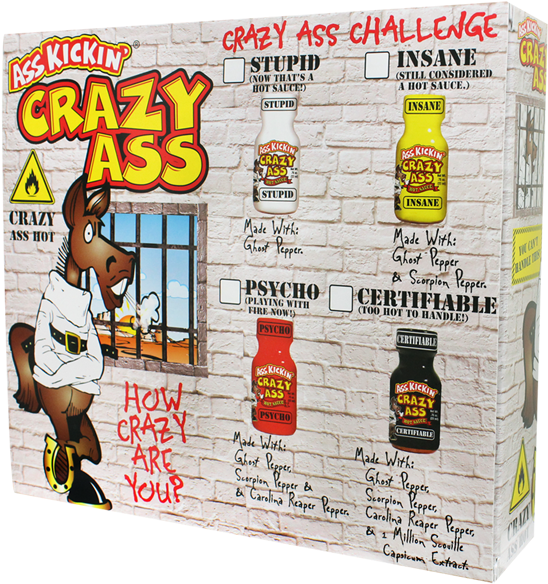 Ass Kickin Gs640 Crazy Ass Challenge Sauce (600x600), Png Download