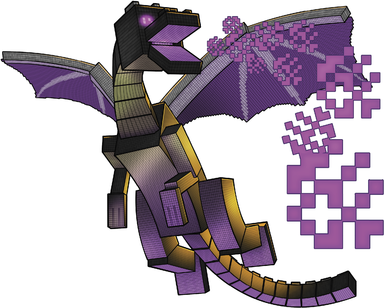 They Don't Hurt Most Targets, But Blazes And The Ender - Illustration (1356x1086), Png Download