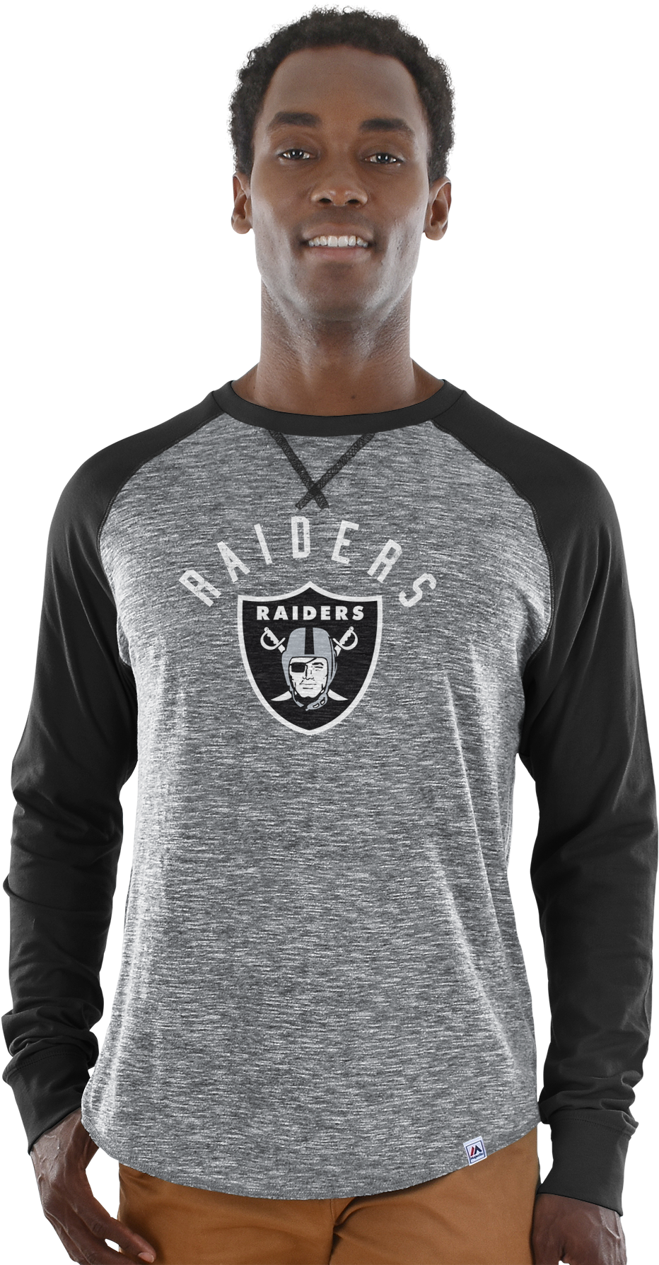 Majestic Men's Nfl Oakland Raiders Corner Blitz Long - Oakland Raiders (1800x1800), Png Download