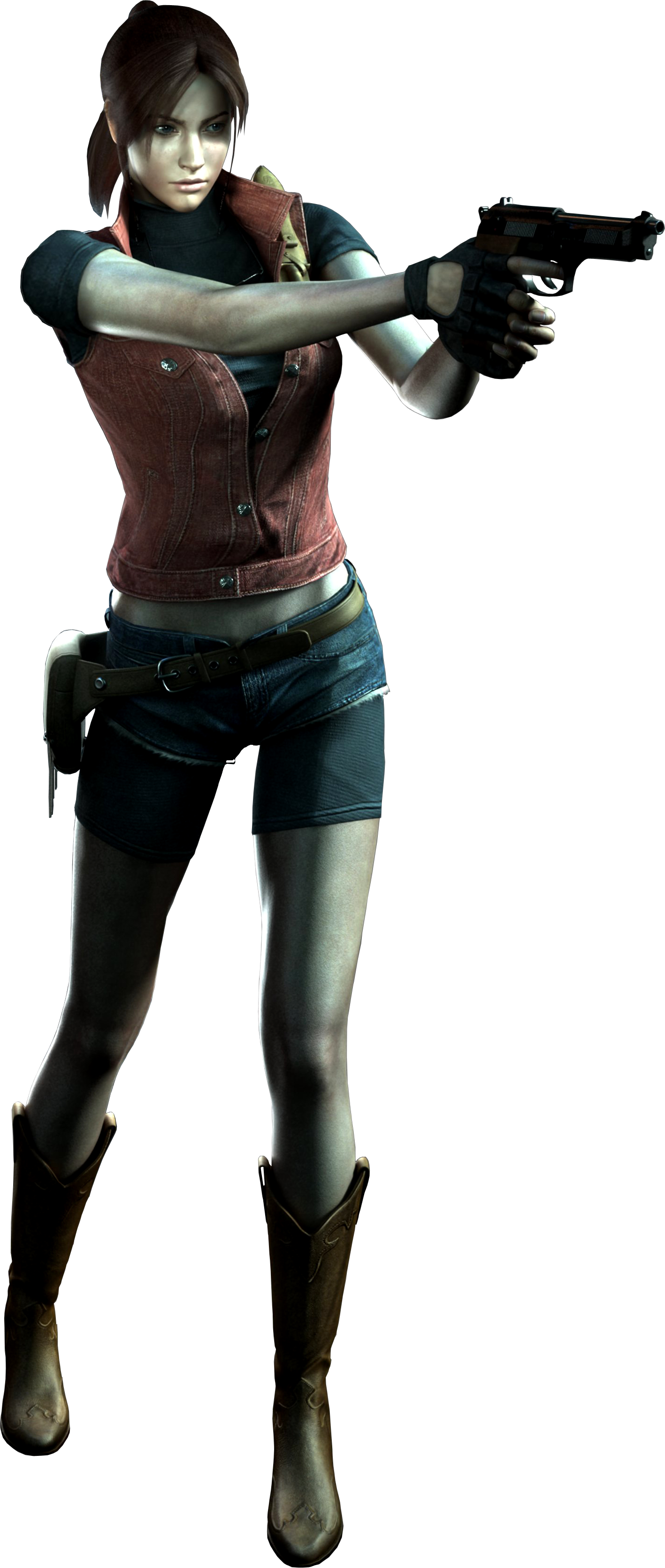 Png - Claire Redfield Resident Evil Darkside Chronicles (1417x3343), Png Download