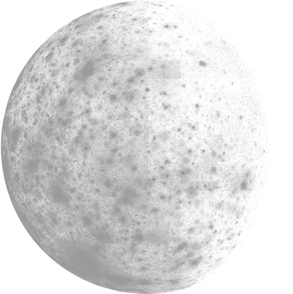 Thumb Image - Moon Vector Black White (899x889), Png Download
