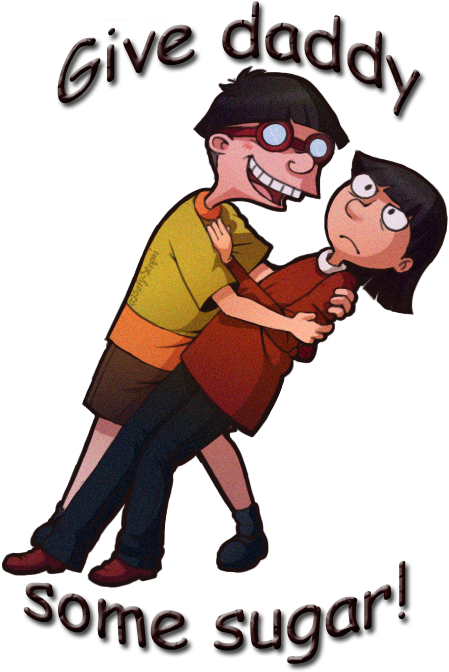 By Patsuko Hey Arnold, Giving, - Give Daddy Some Sugar Hey Arnold (580x740), Png Download