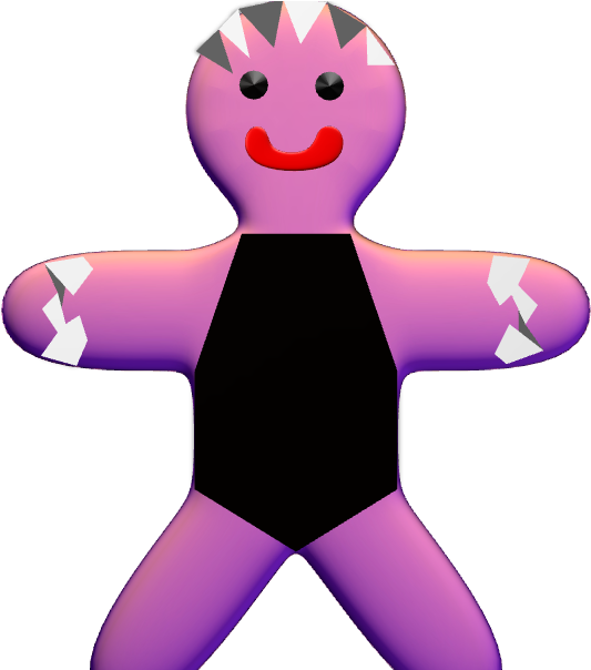 Gingerbread Gentelman - Mii (804x603), Png Download