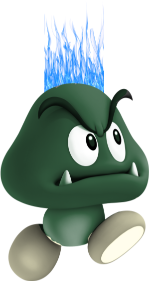 Nightmare Goomba - Personajes De New Super Mario Bros 2 (960x720), Png Download