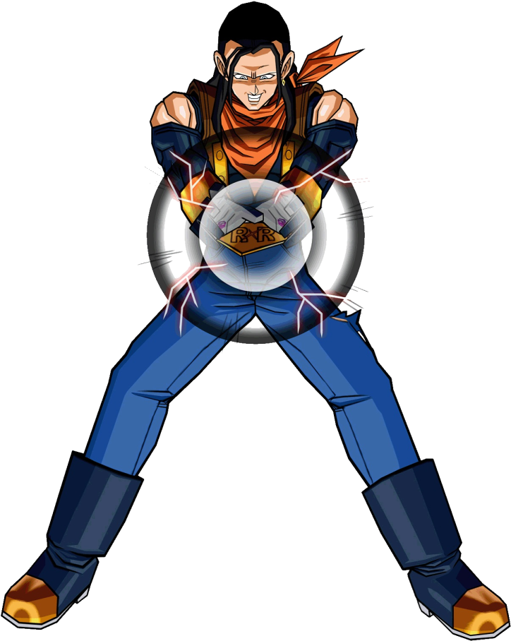40, August 21, 2013 - Dragon Ball Androide Super 17 (742x924), Png Download