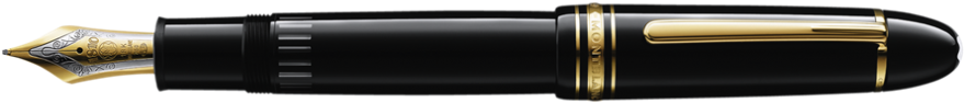 Pen - Mont Blanc Meisterstuck Pióro (880x360), Png Download