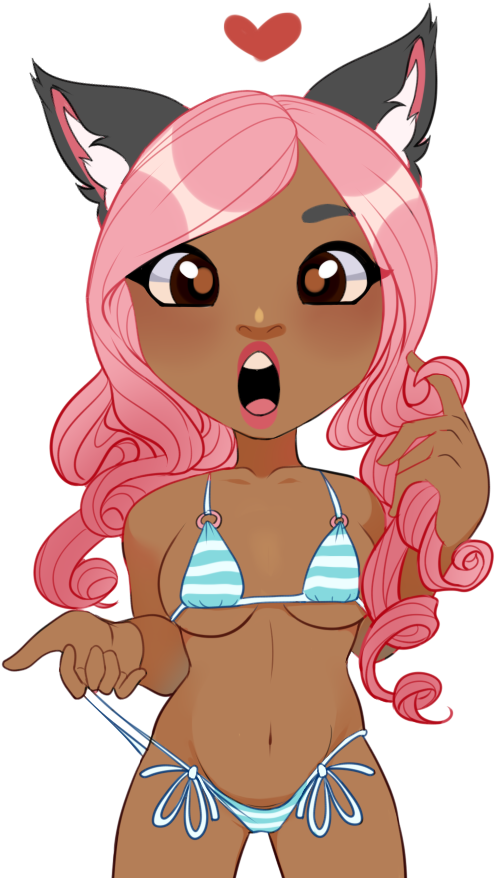 Fox Lewd Chibi Sticker - Cartoon (731x878), Png Download
