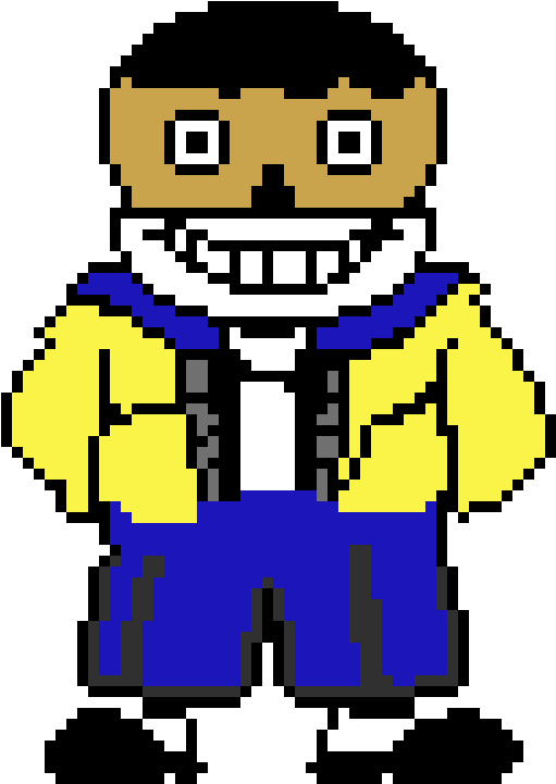 Sans Sprite - Fatal Error Sans Sprite (610x770), Png Download