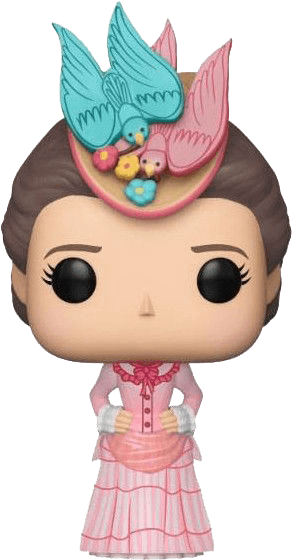 Mary Poppins In Pink Dress - Funko Pop Mary Poppins (709x709), Png Download