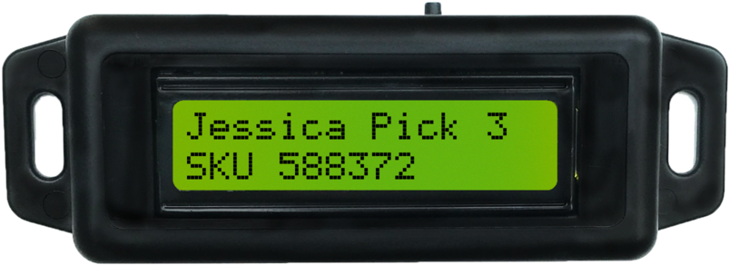 Iiot Pick Lights Use Two Lines Of Custom Text - Pick By Light Device (924x380), Png Download
