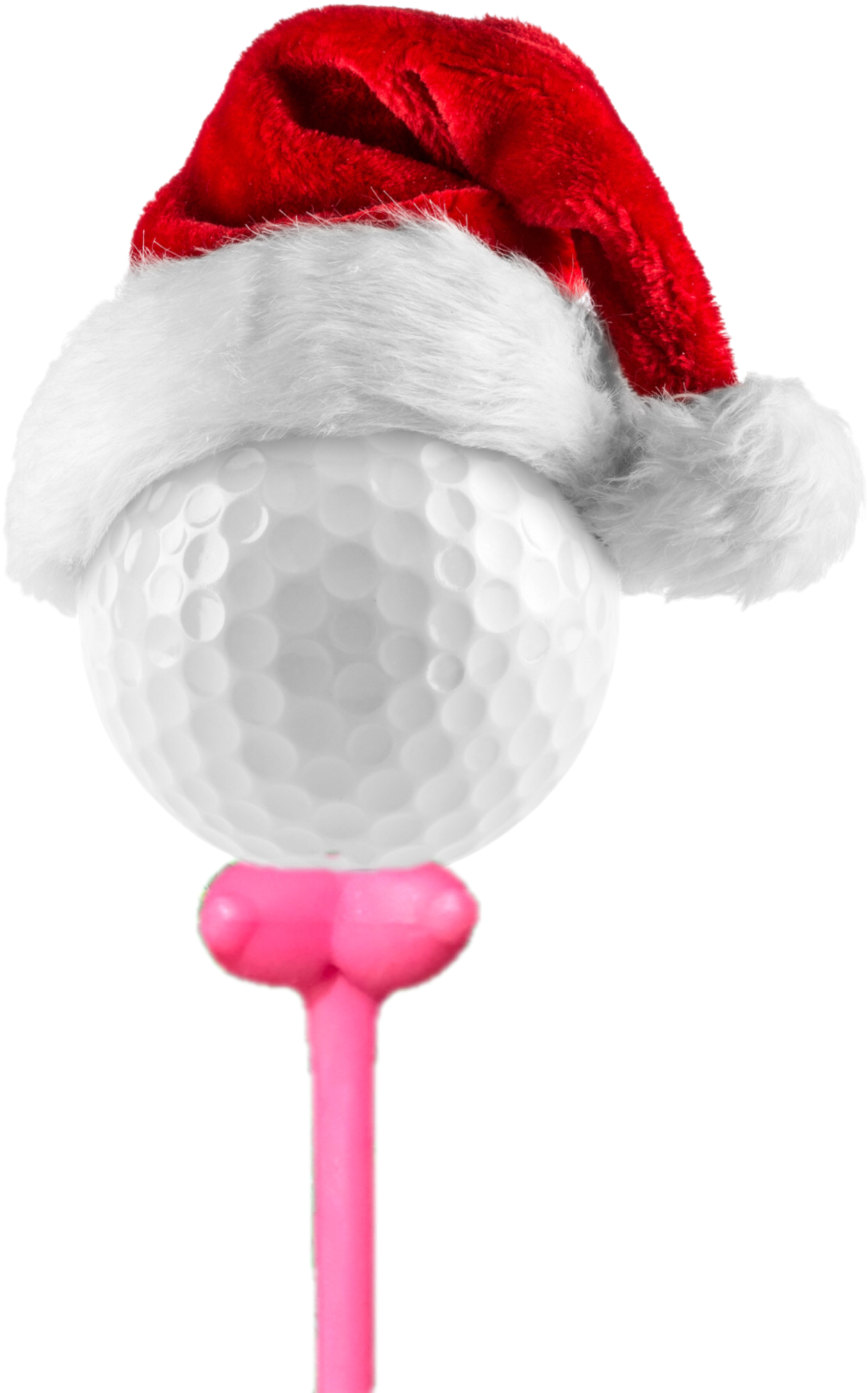 Baseball With Santa Hat (1249x2004), Png Download