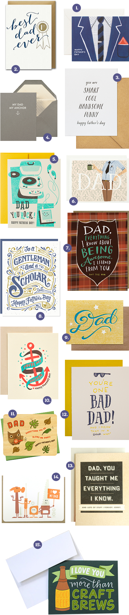 Father's Day Cards - Wood (450x2163), Png Download