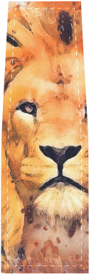 Lion Saddle Bag/large - Lion Beach Towel By Jbjart (500x500), Png Download