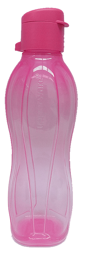 Tupperware Bottle 500 Ml Pink - Plastic Bottle (1000x1000), Png Download