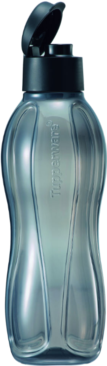 Eco Bottle 1l Flip Top Black - Tupperware Eco Bottle 1l (800x800), Png Download