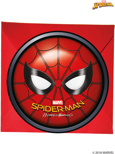 Spiderman Party Invitations Larger Photo - Spider Man Homecoming Merchandise (375x500), Png Download