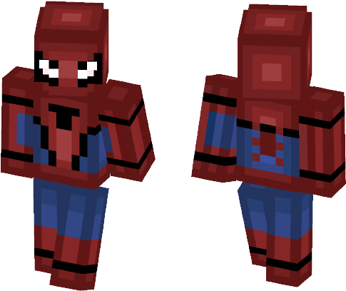 Spider-man - Marshadow Minecraft Skin (584x497), Png Download