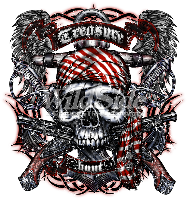 Treasure Hunt - Skull (675x675), Png Download