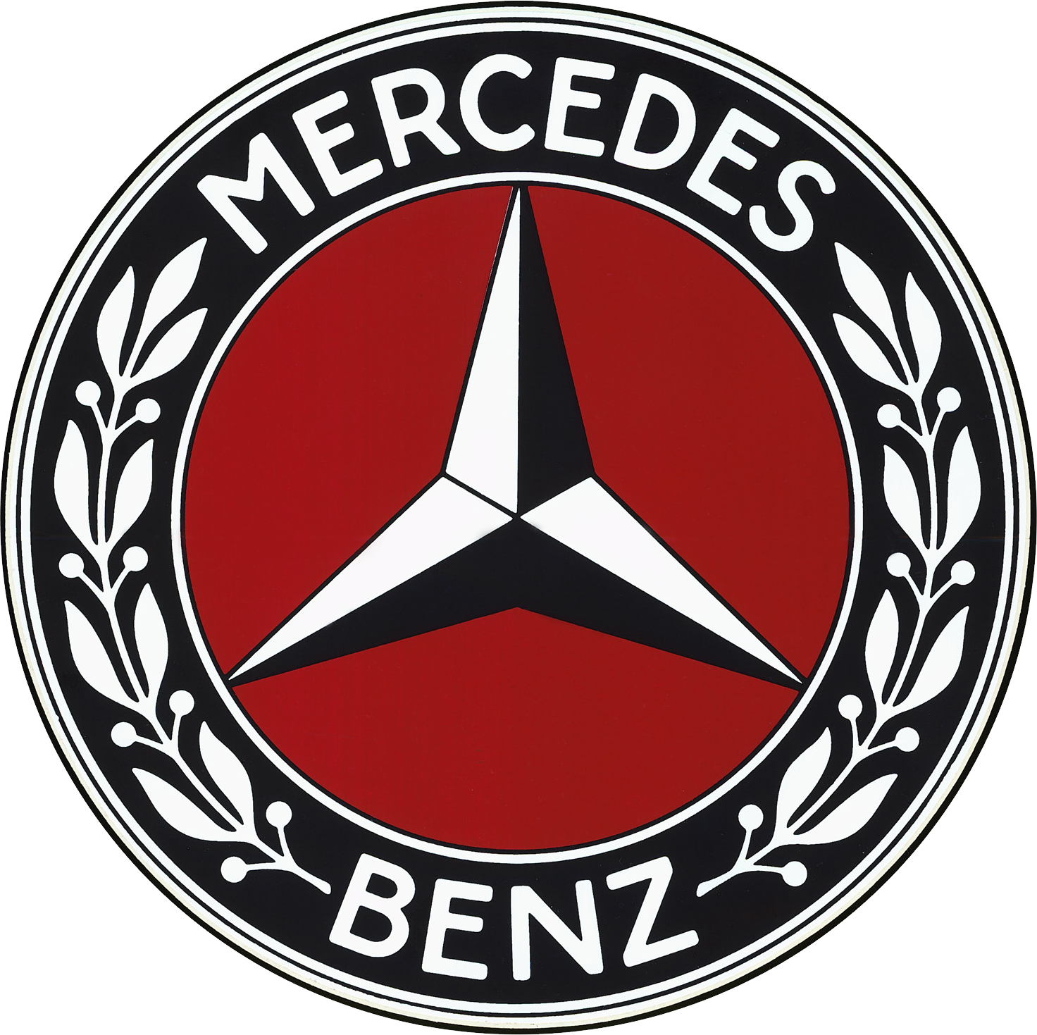 Paypal Transparent Png Sticker - Mercedes Benz Logo 1926 (1472x1469), Png Download