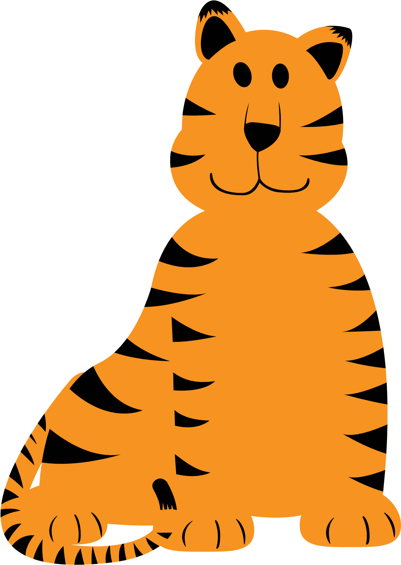 Colorful Animal Tiger X Visual Effects Vfx Solidarity - Baby Tiger Vector Png (1969x1969), Png Download