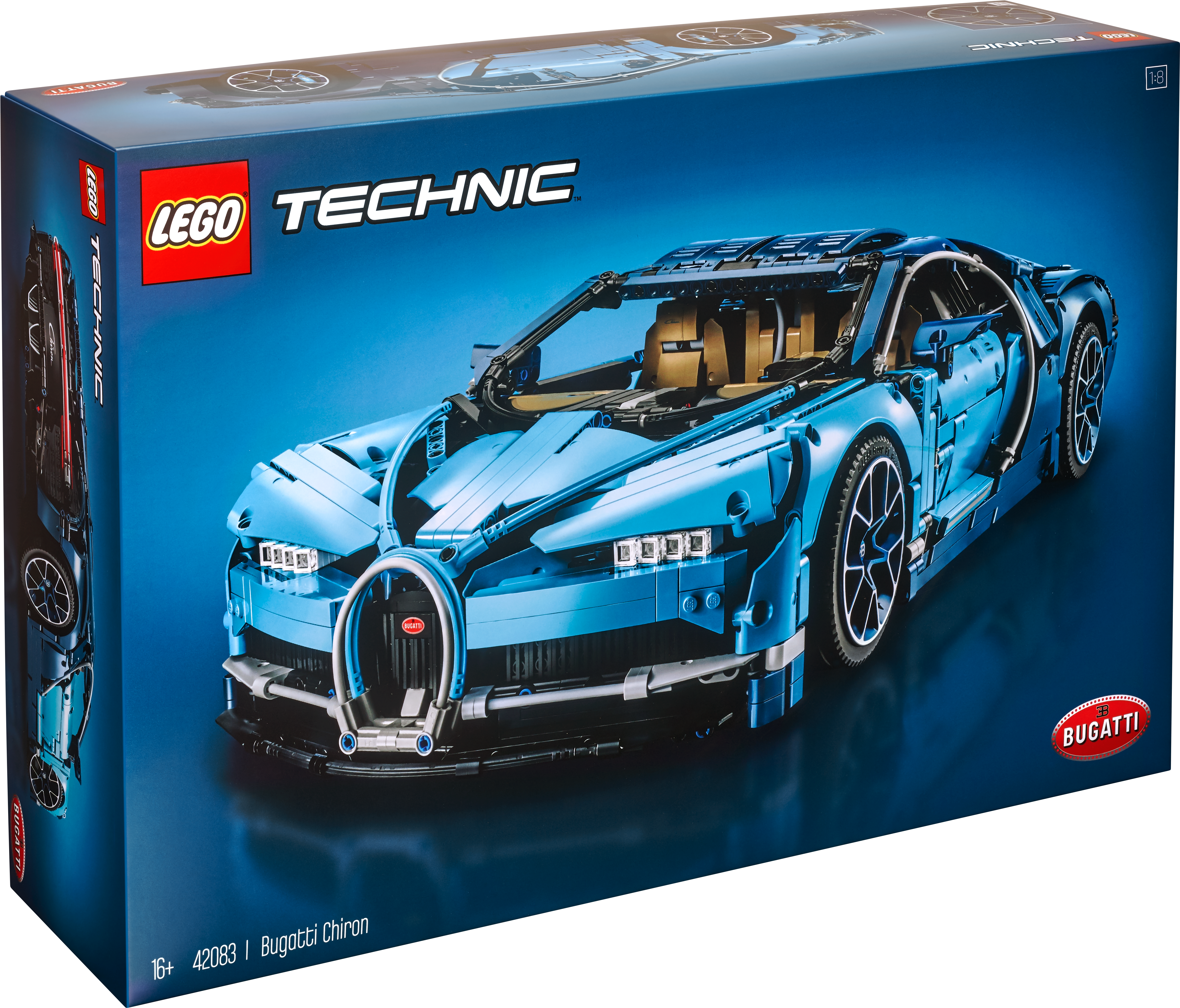 Lego Unveils Technic Bugatti Chiron (6010x5177), Png Download