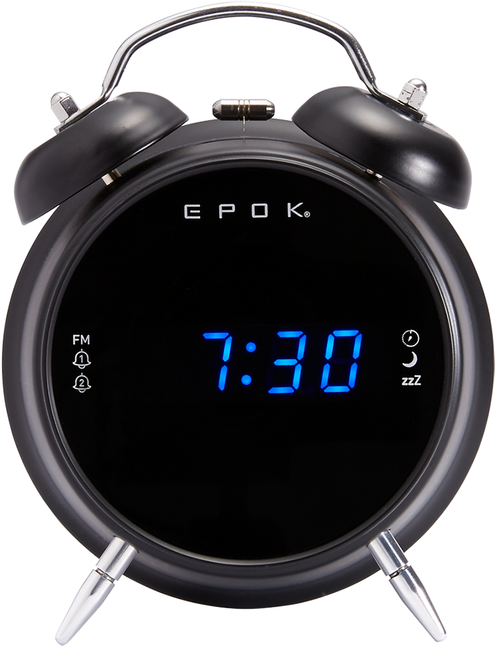 Dual Alarm Clock Rr90epokn Epok® Bigben Packshot - Big Ben Radio Reveil (750x980), Png Download