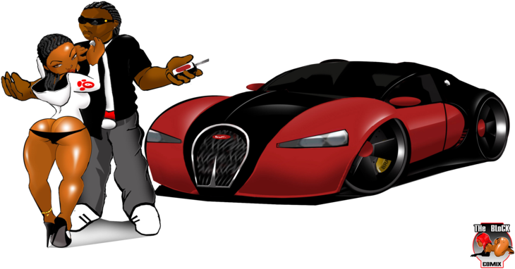Cartoon Transprent Png - Easy Drawings Of Bugattis (800x505), Png Download