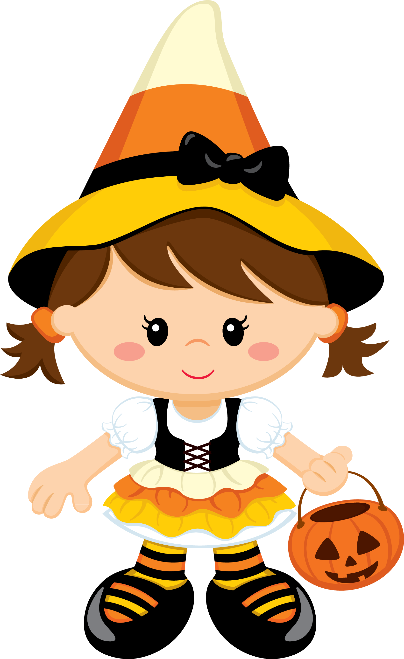 Halloween Fun - Brujita Png (1695x2768), Png Download