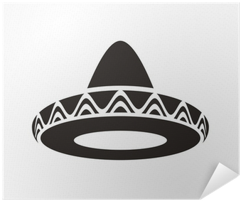 Mexican Hat Cartoon Drawn (400x400), Png Download