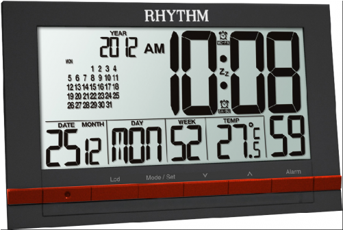 Rhythm Lct072nr02 Clock (500x500), Png Download