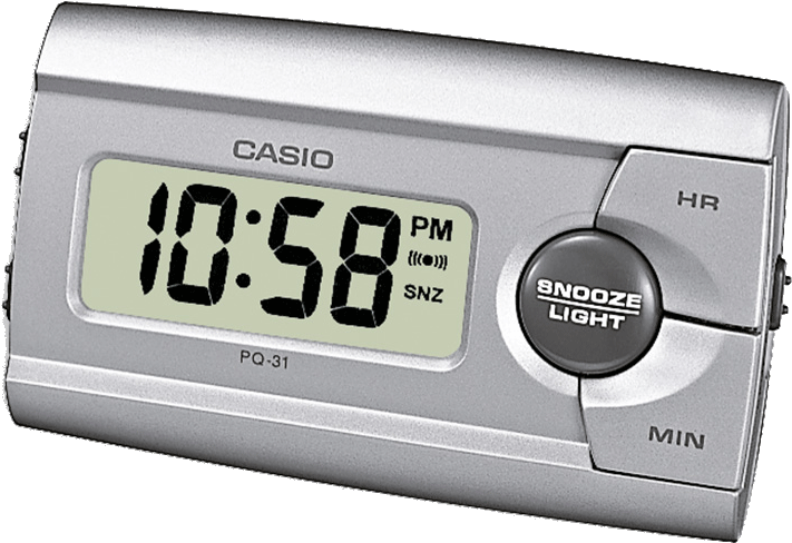 Casio Pq 31-8 Alarm Clock (900x900), Png Download