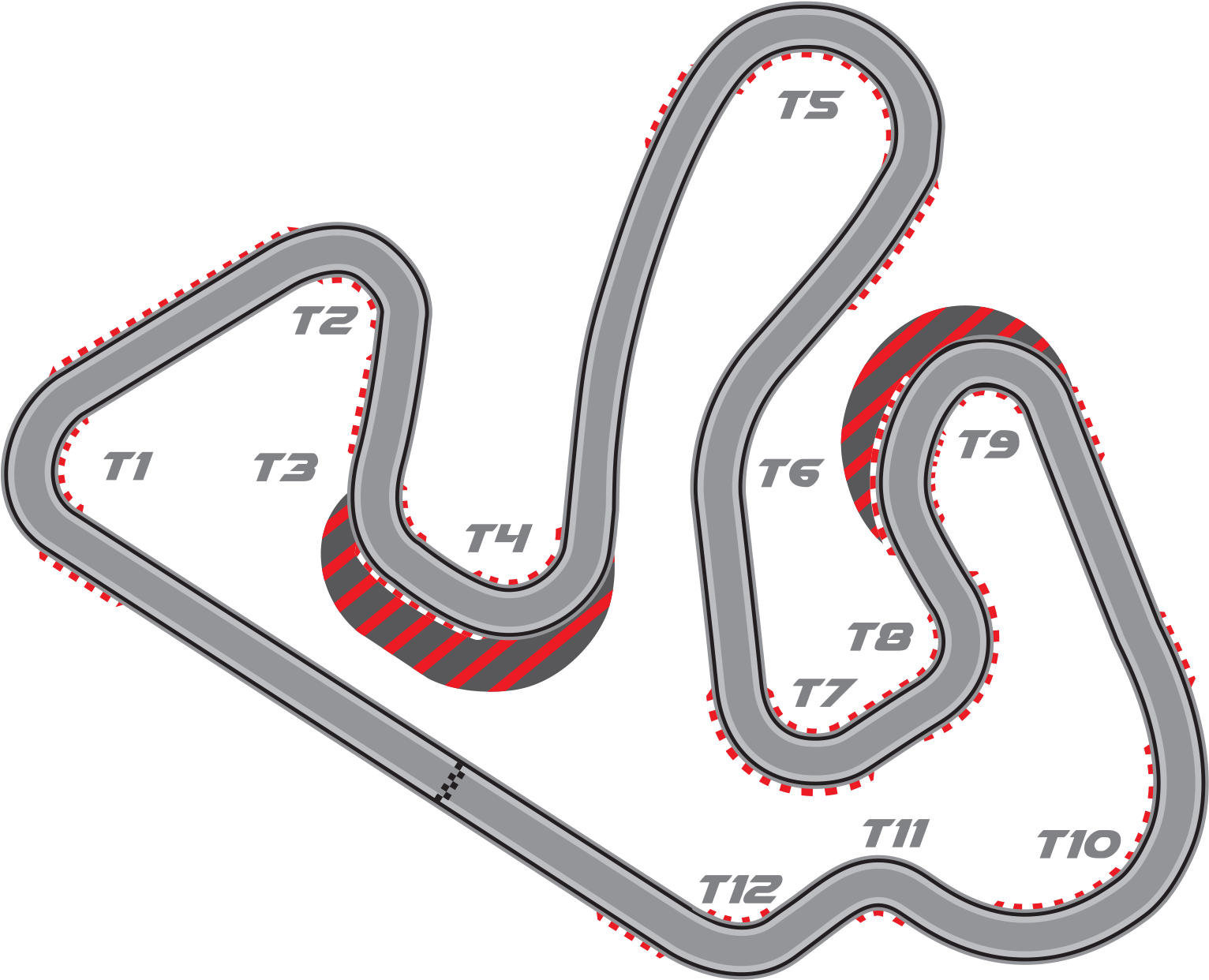Who Can Make It Around The Go-kart Track The Most Times - Track Maps (1600x1290), Png Download