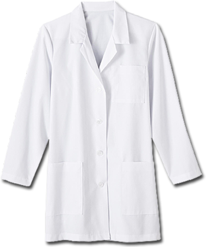 Meta Fundamentals Ladies 33" Labcoat - Sample Of Lab Coat (402x480), Png Download