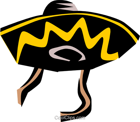 Mexican Hats - Illustration (480x420), Png Download