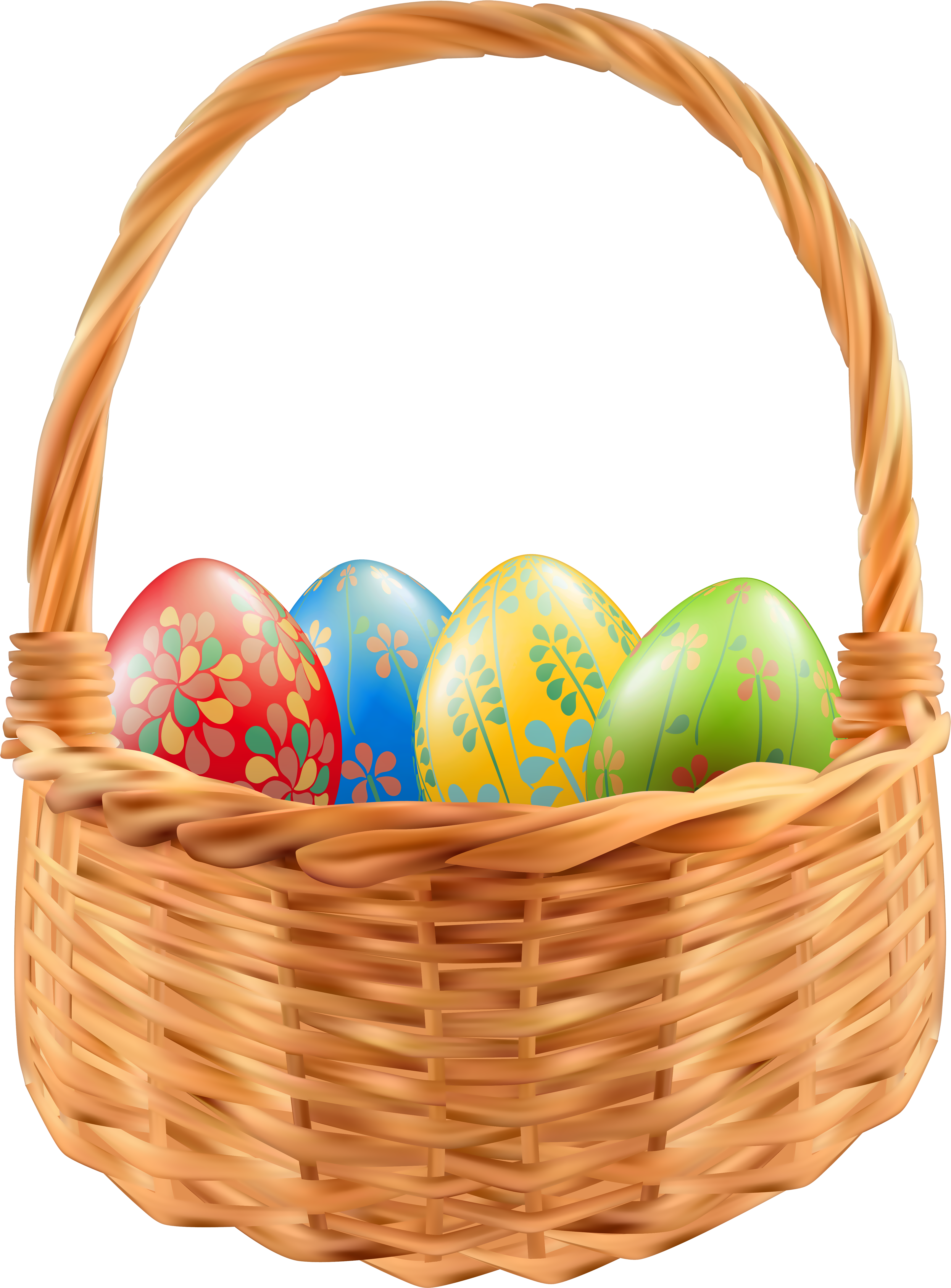 Easter Basket Png (4435x6000), Png Download
