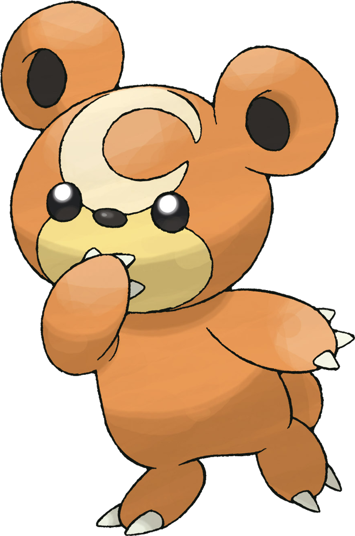 File - Teddiursa - Teddiursa Evolve (716x1080), Png Download