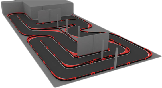 Track- - Unser Karting Race Track (600x400), Png Download