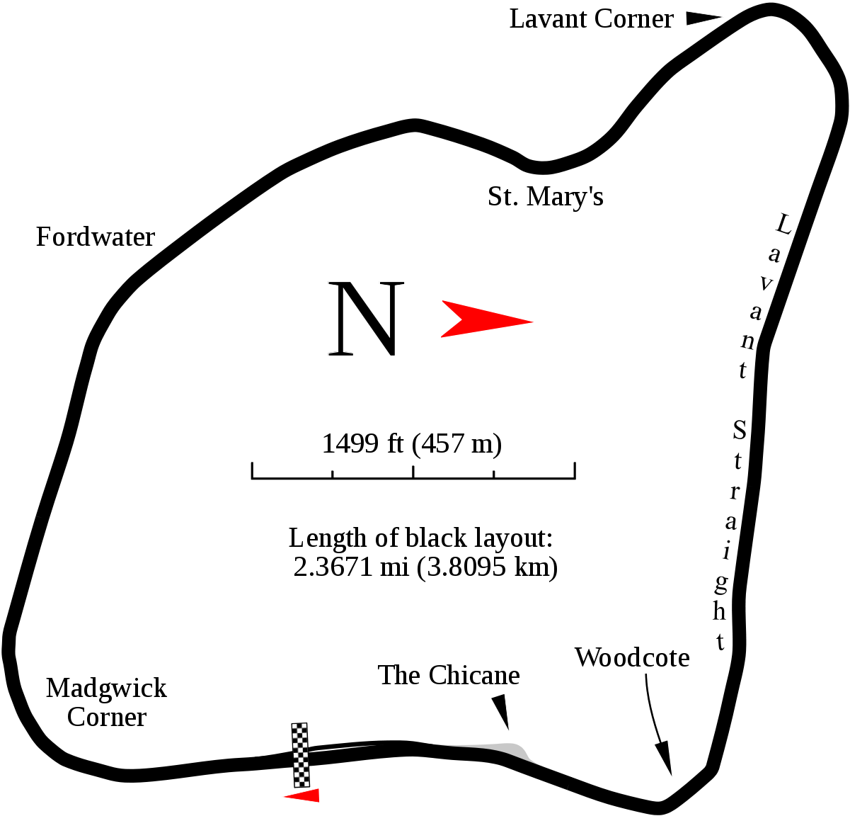 Goodwood Motor Circuit (1200x1159), Png Download