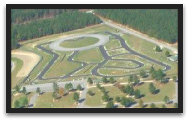 Aerial Kart Track - Field (604x386), Png Download