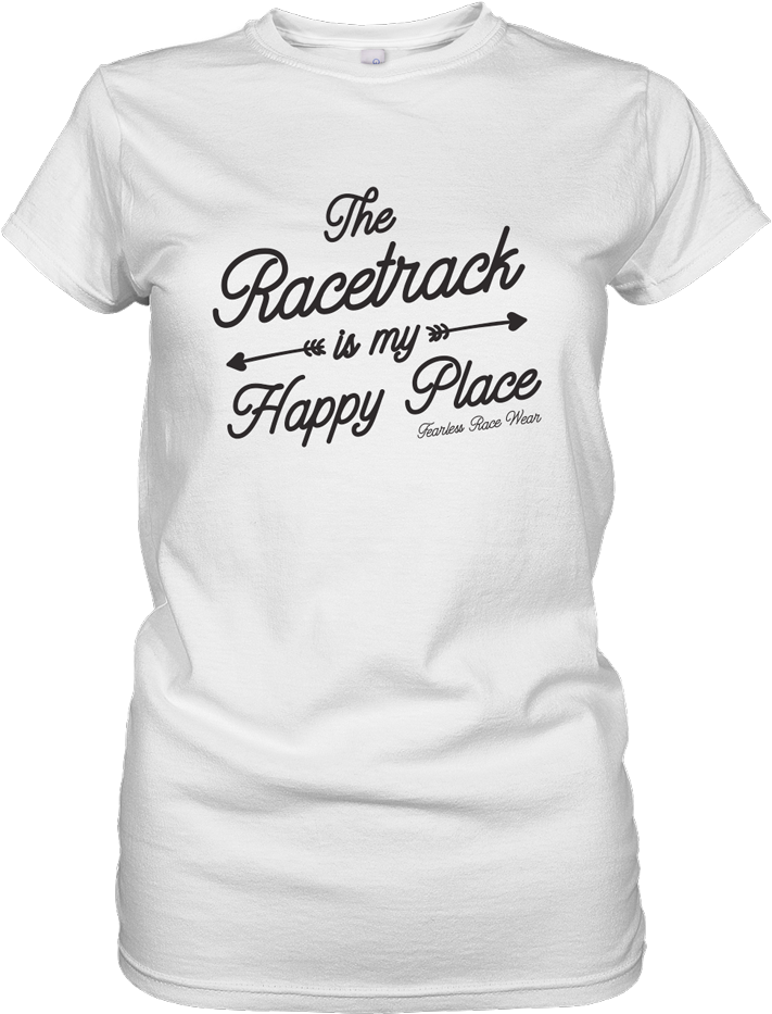 Racetrack Is My Happy Place™ - Calligraphy (1000x1000), Png Download