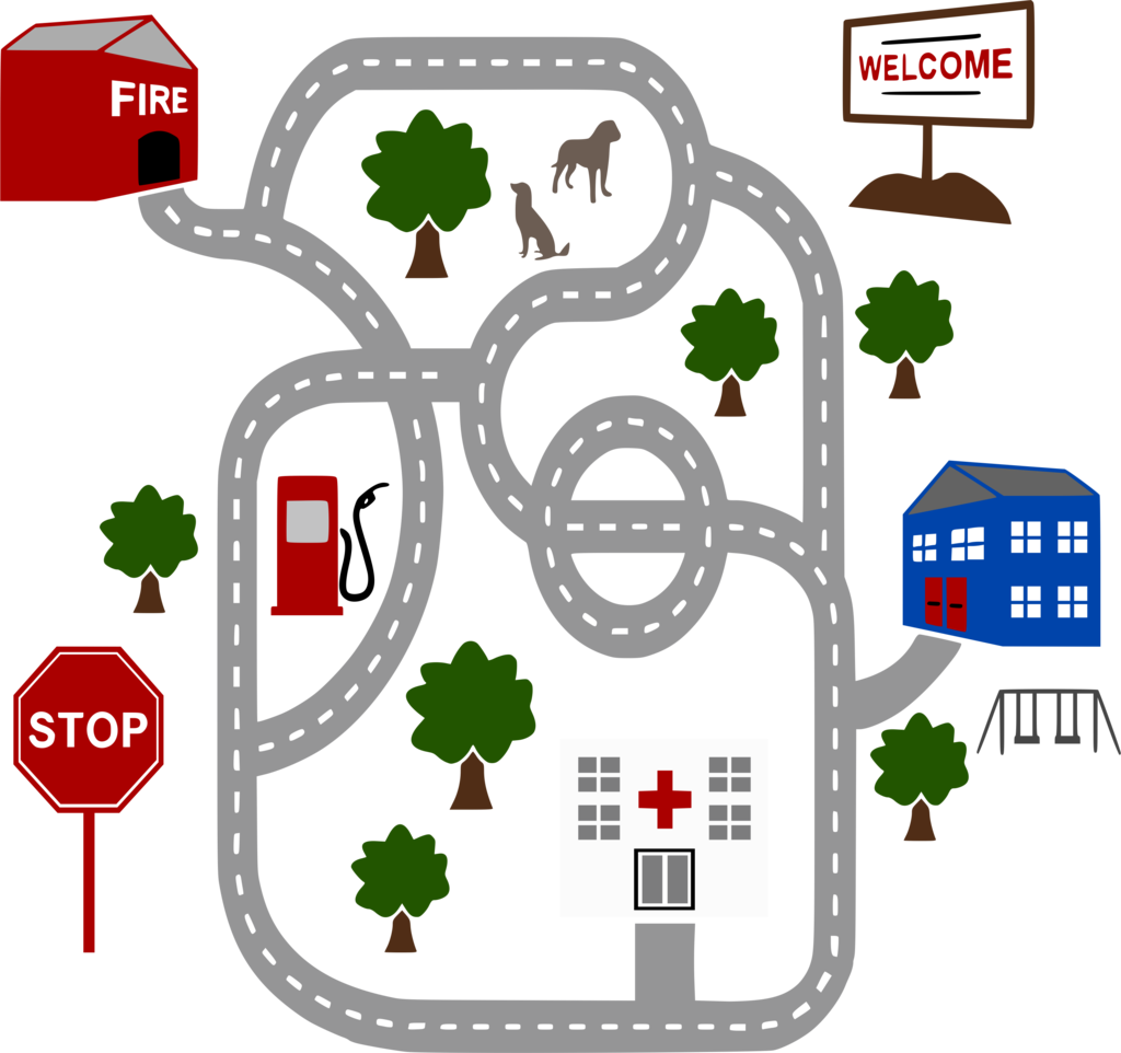 Race Track - Illustration (1024x962), Png Download