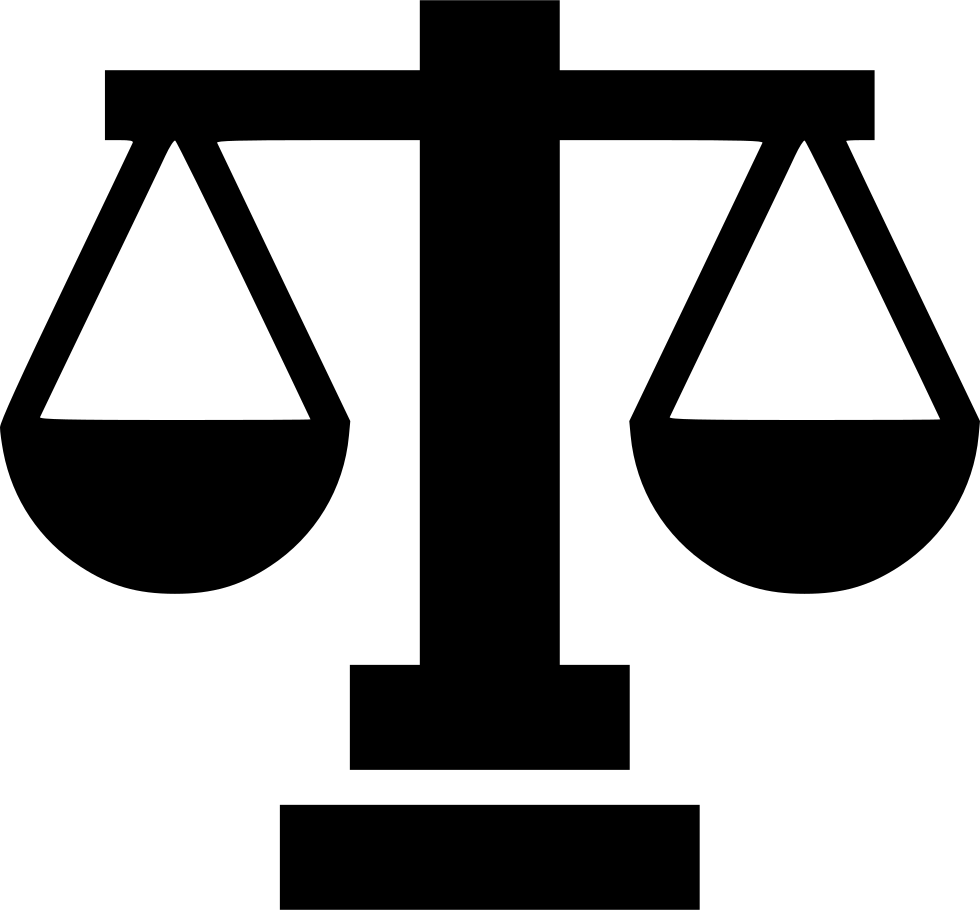 Scales Of Justice - Icon (980x910), Png Download