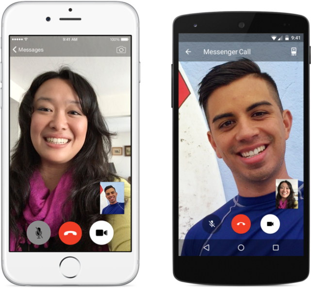 Video Calls Could Make Facebook Messenger A Skype Killer - Fast Wireless Charger For Samsung S8 S7 S6 Edge Plus (640x684), Png Download