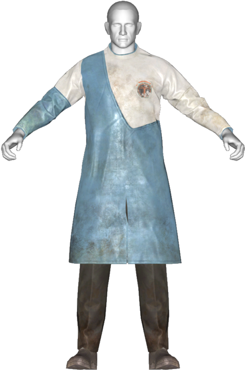 Dirty Blue Institute Lab Coat - Institute Lab Coat (1200x756), Png Download