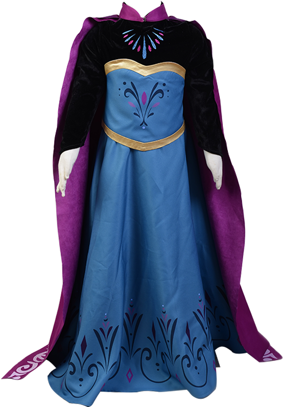 Children Coronation Elsa Dress (600x900), Png Download